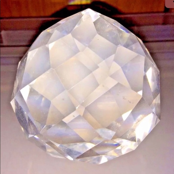 Antique Crystal Glass Paperweight Mint - Picture 3 of 8